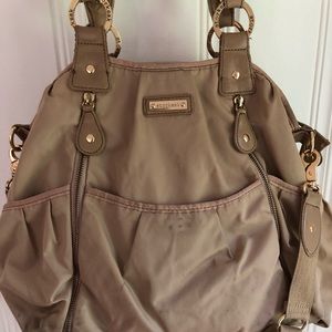 STORKSAK DIAPER BAG TAN